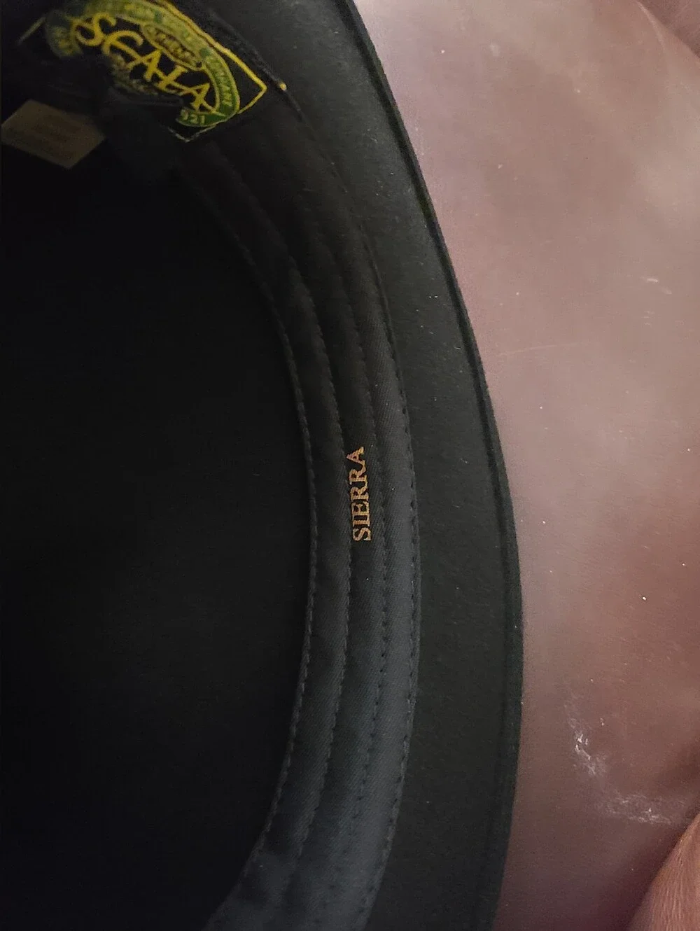 Scala Classico Sierra Men's Crushable Wool Felt Outback Hat Black Medium M